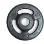 York Iso-Grip Rubber Encased Steel Olympic Plates, 25 LB Pair