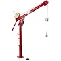 Thern 5PF5 Series 850lbs Portable Davit Crane with Winch - 850 lb Powder-Coated Crane with 4W2-K Electric Winch