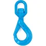 Yoke 3/4" Grade 100 Swivel Self-Locking Hook with Bearing (X-027N) (WLL 35,300 lbs) at Rigging Warehouse
