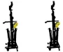 AUVI Set of 2 | AT-06 Extra Heavy Duty Crank Tower 6.0 Lifter w/outriggers and