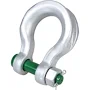 Green Pin P-6033 Alloy Bolt Type Sling Shackle 250 Ton - Painted at Rigging Warehouse