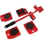 Smooth 360-Degree Rotation Furniture Lifter, Easy Moving Slider for Heavy Duty Relocation, Durable Steel Construction with Anti-Slip Design for Safe