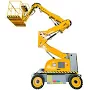 Telescopic Crank Arm Lift Lithium Battery/Diesel Power 230kg Load Capacity 8m Max Height for Aerial