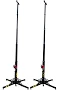 (2) Two 21ft Ultra-heavy Duty Tower Lifter Crank Lighting Dj Concert