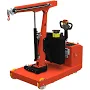 Flex Lifting Counterbalanced AGM Battery Powered Swivel Floor Crane (Remote Controlled) | Extend/Retract | 2200lb Cap | 94" Lift | G1000DBR