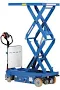 Vestil CART-1500D-DC-CTD Hydraulic Double Scissor Cart