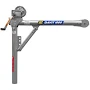OZ LIFTING PRODUCTS 1000 lb steel davit crane with 2500 lb carbon steel brake winch, OZ1000DAV-HND2