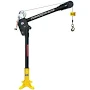 1200 lb. carbon fiber davit crane with 110V AC electric winch
