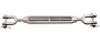 Turnbuckle Jaw & Jaw Stainles Steel (T304) 1/2" x 6" - Plain at Sheldon Hill Forestry Supply