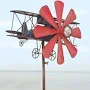 Biplane with Solar Light