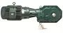 Dodge M7H76T25C1518CP MTA Motorized Torque-Arm II gearmotor. Case size 7, 76:1 helical reduction, 250TC C-face frame, 15 HP 1800 RPM