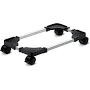 Computer Tower Stand - Adjustable PC Stand for Most Desktop Towers - Elevate and Organize Your Desktop - Mobile CPU PC Holder Cart Riser Printer,