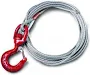 Thern Galvanized Wire Rope Assemblies - 1/4in x 36ft