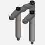 Yoke Arm and Tower Assembly for 3/8" Monolithic Grippers