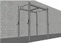 TGrip Commercial 4' Wide Rig - 3x3 Steel - Functional Multi-Grip Pull-Up - Sandwich Style J-Hooks TGrip 4' Wide Rig w/ 2pr 24" Spotter Bars