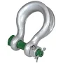 Green Pin Sling Shackles Bow Type with Safety Nut and Bolt Pin Lifting Shackles