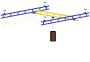 Ceiling Mounted Bridge Crane, Capacity 1000 Lbs