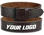 Custom Full-Grain Leather Weightlifting Belt, Personalized Gym Powerlifting Belt