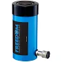 Freedom Industrial Hydraulics FIH Single Acting Hydraulic Cylinders - 55 Ton Capacity - 6.00" Stroke, Blue, Steel/Bronze | Bishop Lifting