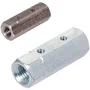 Turnbuckle similar DIN 1479 steel zinc-plated thread length PN