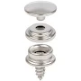 100Pk DOT Snap Fastener Cloth-to-Surface Set 3/8" Screw (Stainless Steel)