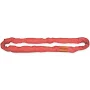 Endless Round Sling 26 Ft Red Heavy Duty Lifting Sling With 13200 Lb Vertical Hitch Capacity And 10600 Lb Choker Hitch Capacity For Rigging Hoisting A