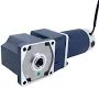 Brushed 48V 250W 8.43Nm 200RPM 15:1 Right Angle Gearbox DC Gear Motor
