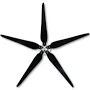 Raptor G5 70 Inch 5 Blade Hub Set