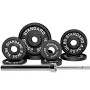 Barbell and Weight Set Bundle Builder Powerlifting Barbell 2000 / 90LB