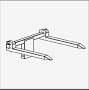 DTS Glass & Material Handling Equipment BD400 Electric Material Lifter Fork, 120V Electric Motor, Adjustable Legs, Telescoping Mast, 13.5 ft Lifting