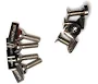 UniFoil Titanium Wingbolts and T-nut set (pack of 4)
