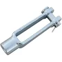 5/8"-18 Adjustable Yoke End Galvanized Threaded Clevis