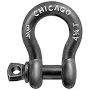 Chicago Hardware Drop Forged Shackles Black Oxide 3/4"