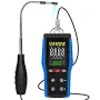 HP-9000F A6 High-Precision Handheld Thermosensitive Anemometer with Retractable Probe Features CFM/CMM/m/s Unit Switching and LCD Backlight Air