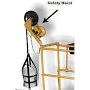 Tool Hoist for Tele-Tower Scaffolding Work Platform