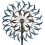 Cubilan 64 in. H 360° Outdoor Metal Wind Spinners Kinetic Wind Sculptures