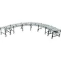 Global Industrial Powered Flexible Roller Conveyor 298711