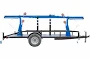 Dual Mobile Communication Towers with Trailer