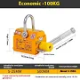 LiftinGear 100KG Steel Permanent Magnetic Lifting Magnet Lifter Crane Hoist