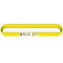 Tuffy 2 Ply 1" x 3 ft Endless Type 5 Web Sling - 6200 lbs WLL, Yellow, nylon/Polyester/Synthetic | Bishop Lifting