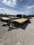 2026 LIBERTY LE14K83X18+2C6 Equipment Trailer 83X20 TA DOVETAIL W/ STAND UP RAMPS (GVW:14000) MIDNIGHT BLACK