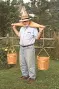 Lehman's Old-Fashioned Poplar Wood Shoulder Carrying Yoke with Hanging Hooks