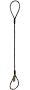 Wire Rope Sling 1/2" 10'