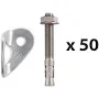 A4 steel bolting value pack granite - 50 x 10mm lug and 10 x 71mm bolt