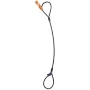 HSI Single Leg Wire Rope Sling, 5/8 in dia, 10 ft L, Eye and Eye Flemish Loop Ends, 3.9 ton Capacity