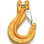 Yoke 8-043/S Grade 80 Clevis Sling Hook with Latch 3/8" (WLL 6300 lbs) at Rigging Warehouse