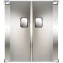 Curtron Service-Pro Series 20 Double Stainless Steel Swinging Traffic Door - 36" x 84" Door Opening