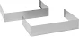 Monogram 48" Stainless Steel 8' Ceiling Duct Cover Kit
