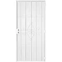 Unique Home Designs 32 in. x 80 in. Su Casa Universal White Surface Mount Steel Security Door with Expanded Metal Screen