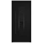 Nova Inox S1 Black Modern Exterior Door with Black Stainless Steel